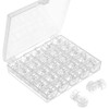 Sewing Machine Bobbins 25 Pack Transparent Plastic Sewing Bobbin Spools