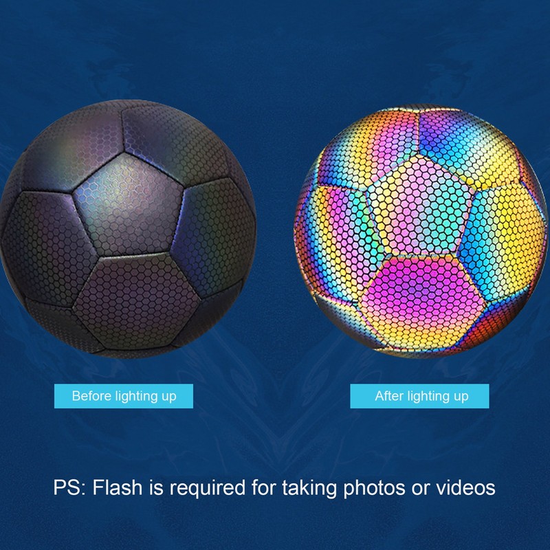 Luminous Reflective Football Luminous Soccer Ball Training Ball for Normal