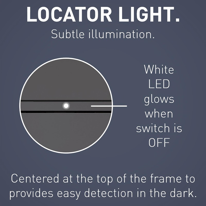 Legrand Radiant RT2BK Digital Countdown Timer with Locator Light and