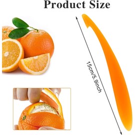 Orange Peeler - 1 PCS Plastic Orange Peeler Tool with Long Handle - Citrus peelers Designed for Easy Grip and Effortless Peeling - Perfect for Lemon, Oranges, and Mango
