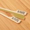 BambooMN Medium Rare Steak Paddle Plectrums - 9cm (Pack of