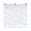 SCHOAL Roman Blind No Drilling Required Burnout Curtains Transparent Eyelet