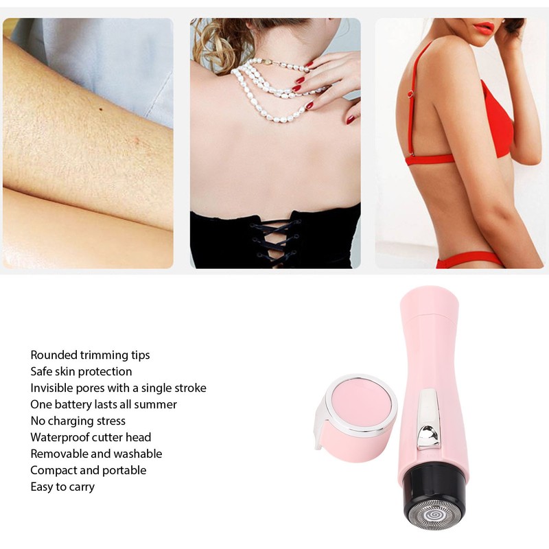 Facial Hair Removal Trimmer Small Removable Washable Portable Waterproof Facial
