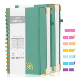 2pcs Libreta Pasta Dura, Cuaderno Profesional Libreta Verde Medianoche                                                                                