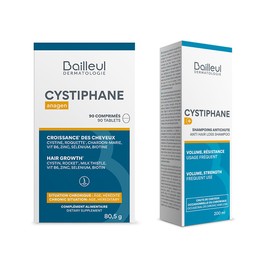 Bailleul | Anti-Hair Loss Bundle | Cystiphane Anagen Dietary Supplement 90 Tablets + Cystiphane+ Anti-Hair Loss Shampoo 200 ml