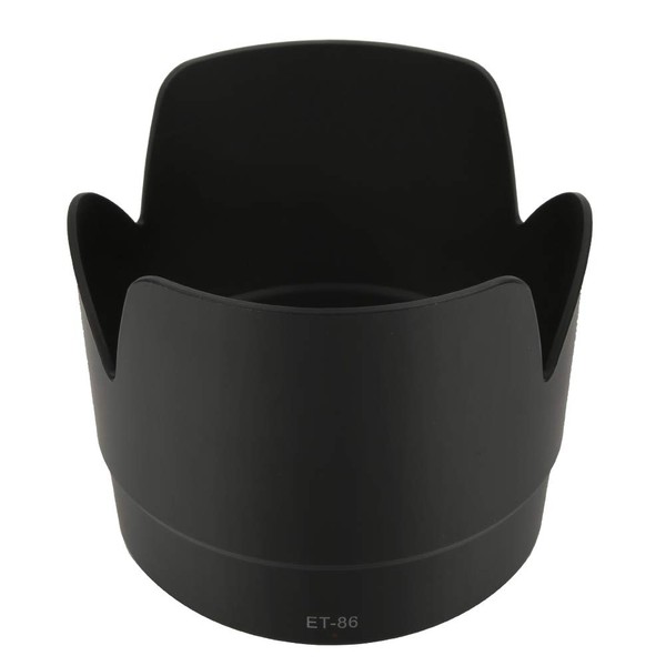PUSOKEI Camera Lens Hood, ET-86 Model Black Plastic Lens Hood