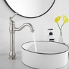 GGStudy 360° Swivel Single Handle One Hole Bathroom Vessel Sink