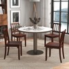 Giantex Farmhouse Dining Chairs Set of 2, Modern Kitchen Chairs