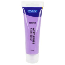 Stylex 28638 – acrylic paint, water-based, 83 ml tube in gold, matt, high coverage and colour, fade-resistant, quick drying and waterproof