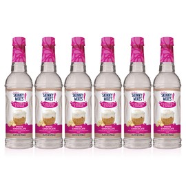 Jordan’s Skinny Syrups White Chocolate, Sugar Free Flavoring Syrup, 25.4 Ounce Bottle (Pack of 6)