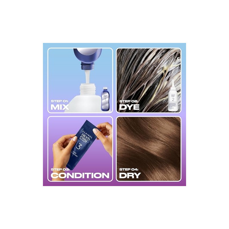 Clairol Nice'n Easy Tone+Gloss Semi Permanent Hair Dye - 600/755
