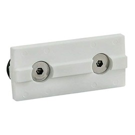 6892, 15 Series, White Double Keyed Unibearing Linear Bearing Pad (3 Pack)