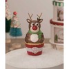 Bethany Lowe Rudolph Cupcake Container
