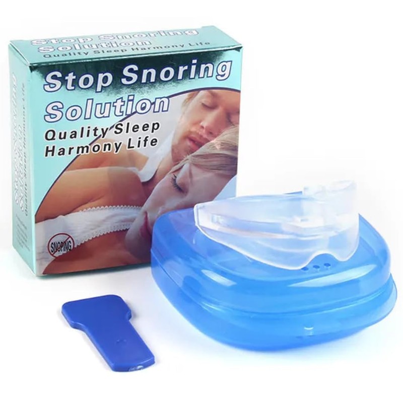 Guarda dental para dormir para evitar los ronquidos. Protector bucal.