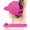 CHUANGLI Girls Criss Cross Ponytail Hat Reflective Lightweight Baseball Cap