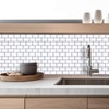 WALPLUS Tile Stickers Glossy Waterproof Oil Proof Removeable Stick on