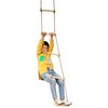 PLAYBERG 5 Step Climbing Wooden Rope Ladder
