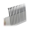 Luo ke 12 Pcs Round Shape Ball Burr Set -