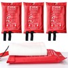 Emergency Fire Blankets for Home, Fiberglass Fire Resistant 1m x