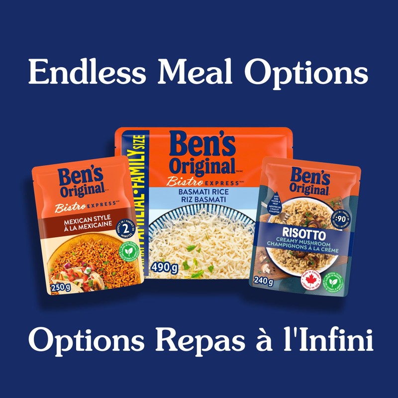 BEN'S ORIGINAL Risotto Creamy Mushroom Side Dish, 240g Pouch