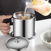 Oil Strainer Pot Filter Screen Large Capacity Multifunctional 304 Stainless