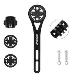 Quixotical Out Front GPS Computer Handlebar Mount, Integrated Aero Handlebar Out Front Cycling Computer GPS Bike Mount, Compatible with Garmin and Edge Explore