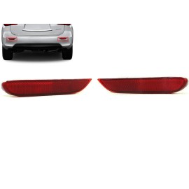 Texas e Parts New Fits 2011-2020 Nissan Infiniti Right Left Rear Bumper Reflectors Set