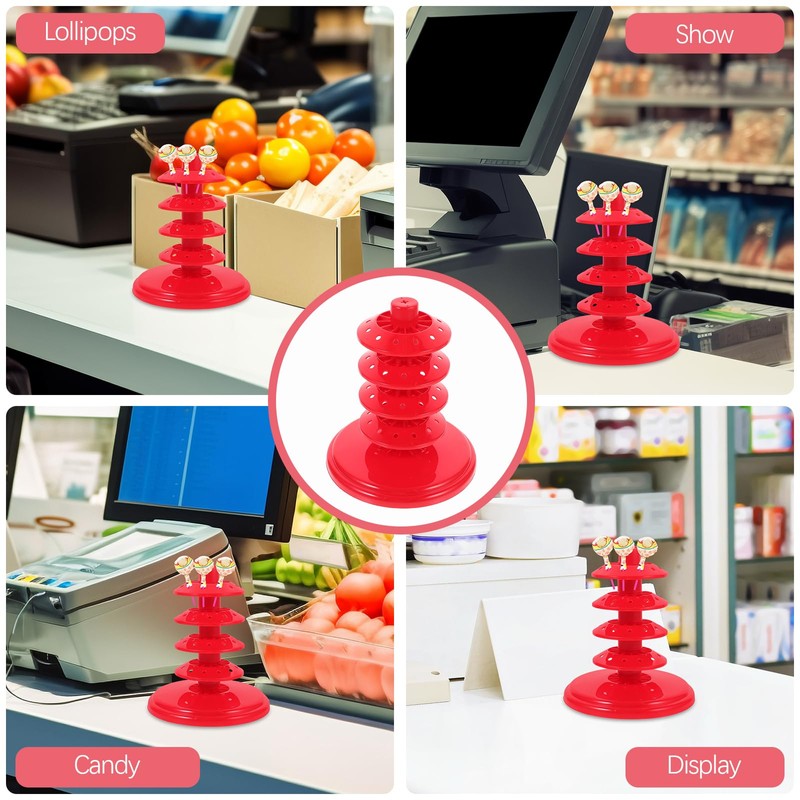 DECHOUS Lollipop Display Stand Candy Display Holder Lollipop Stand Holder