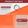 sourcing map Safety Flags for Trailer, 18x18" Warning Safety Flag