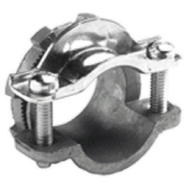 Bridgeport 660-DC2 3/4-Inch Strap Type Connector, 25-Pack