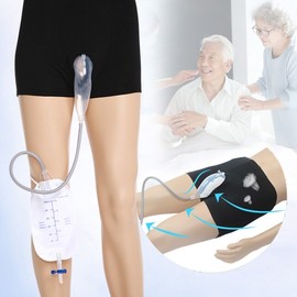 Male urinary catheter briefs elderly urine incontinence bag portable In the urine bag