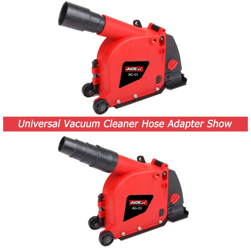 Aidelife Angle Grinder Dust Collection Attachment for Double-Cut Saw,Wall Chaser