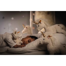 Steiff Cuddly Friends Unicorn, 10.6 inches (27 cm), Plush Toy, Unicorn Stuffed Toy, Steiff Unica Unicorn Soft Cuddly Friends