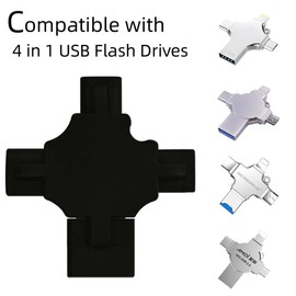 3 unidades de memoria flash USB Funda de almacenamiento USB Flash Drive USB Funda de goma de silicona para proteger tu unidad flash USB y fácil almacenamiento