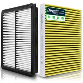 Dacall Engine & Cabin Air Filter Set for Kia Sorento L4-2.0L (2016-2018) L4-2.4L (2016-2020) V6-3.3L (2016-2020). Replace 28113A9100, CA11943; 97134-C6900, C6C79-AC000, CF12161