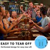 Moguri Pack of 1000 Value Tokens Roll, High-Quality Blue Drinks
