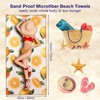 XSMEI Oranges Pattern Beach Towel Extra Large 36" x 72",