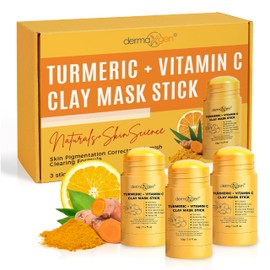 Mascarilla Facial Cúrcuma - Tratamiento Puro Orgánico Para El Acné  Aumenta La Circulación  Antienvejecimiento Para El Cuidado De La Piel Oscura Y... 