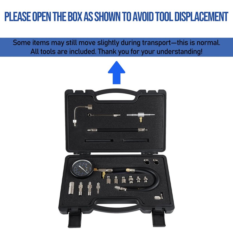 Lichamp Automotive Fuel Pressure Test Kit, Fuel Pump & Rail