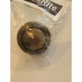 GlideRite 1.25" Antique Brass Round Beaded Cabinet Knobs