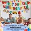 Fulmoon First Day of Kindergarten Banner Glitter Back to School
