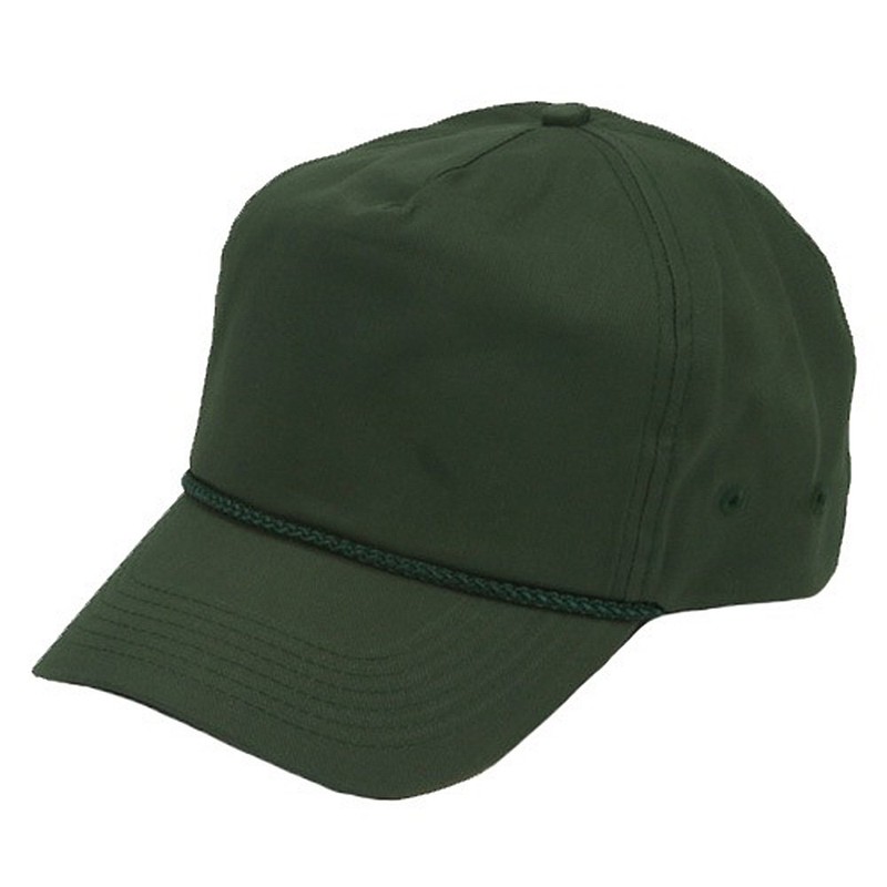 Cotton Twill Golf Cap - Dark Green