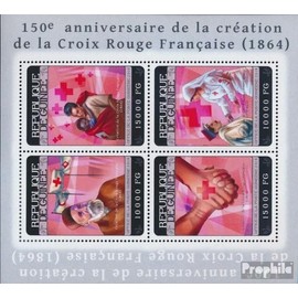 Prophila Collection Guinea 10417-10420 Mini Sheet (Complete Edition) Mint NH 2014 Red Cross (Stamps for Collectors) Rotary/Lions/Freemasons/Scouts