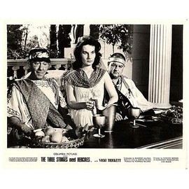The Three Stooges Meet Hercules Original Lobby Card Vicki TICKETT