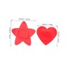 Generic 30pcs Heart Star Shaped Plasters for Breathable Fabric Comfortable