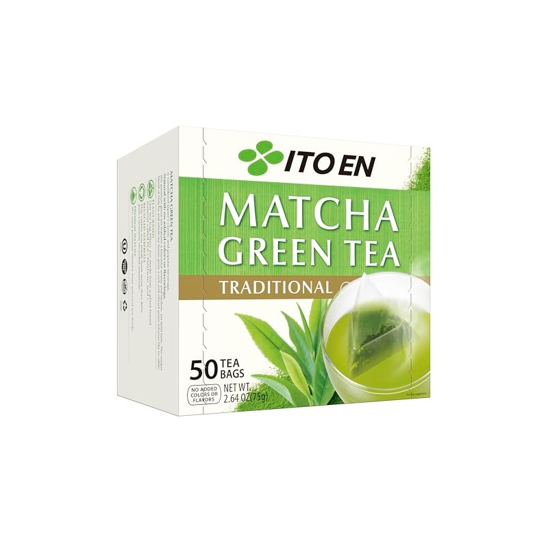 Ito En Traditional Matcha Green Tea 50 Count Zero Calories,