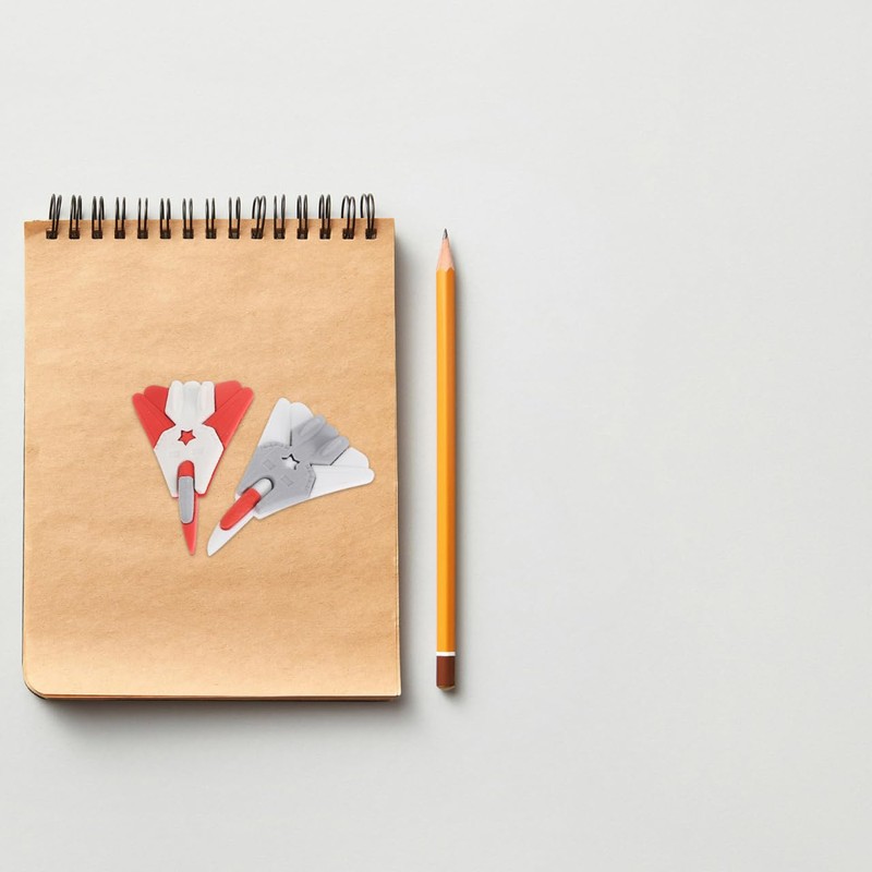 jojofuny 18Pcs Aircraft Erasers for Kids Assorted Mini Cute Erasers