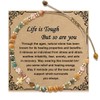 VBWEOI Life is Tough But So are You Bracelet, Inspirational