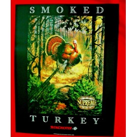 Winchester NOS ORIGINAL WINCHESTER SMOKED TURKEY SUPREME POSTER TURKEY HUNTING ~17" x 22"