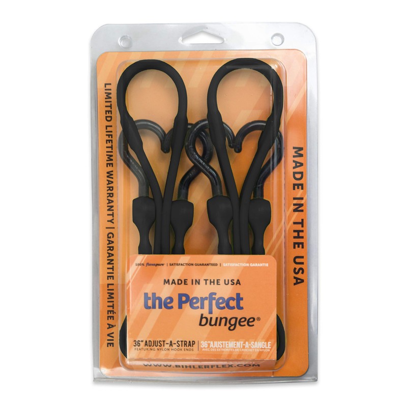 PerfectBungee［パーフェクトバンジー］ アジャスタブル ストラップ36"(90cm)　【ブラック】2本セット